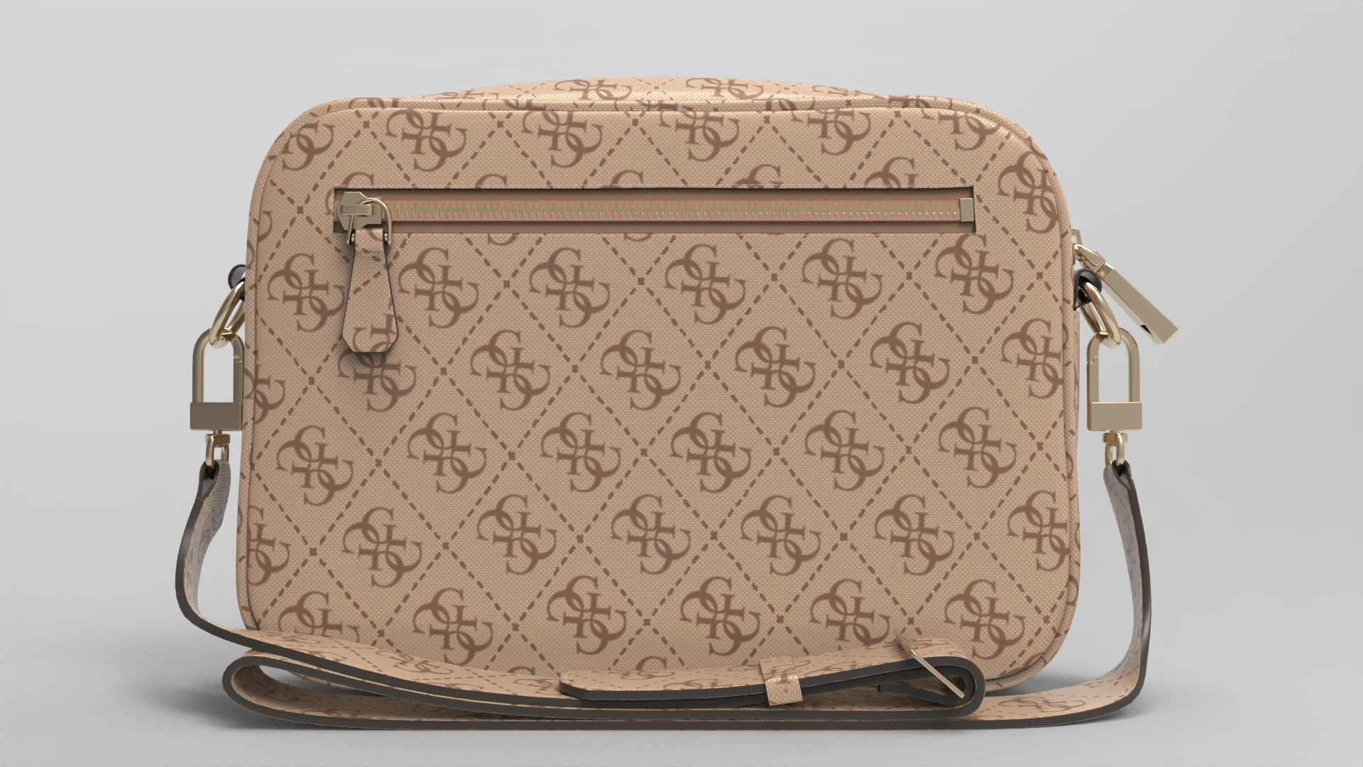 Handbag Purse Model 043 - fbx Props 3D model ZIP render image 4