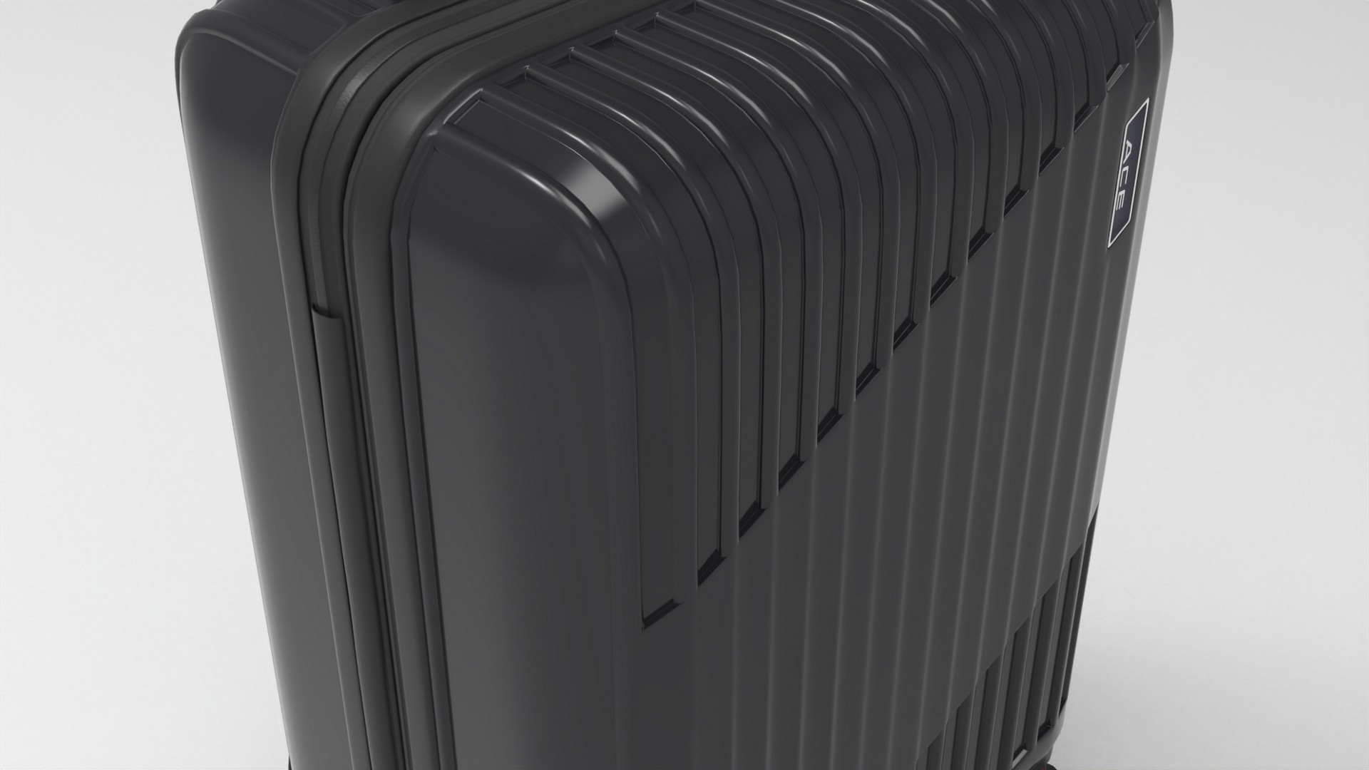 Travel Bag Luggage 002 - fbx Props 3D model ZIP render image 2