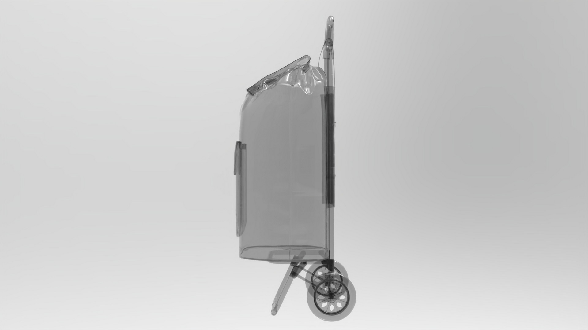 Travel Bag Luggage 003 - fbx Props 3D model ZIP render image 10