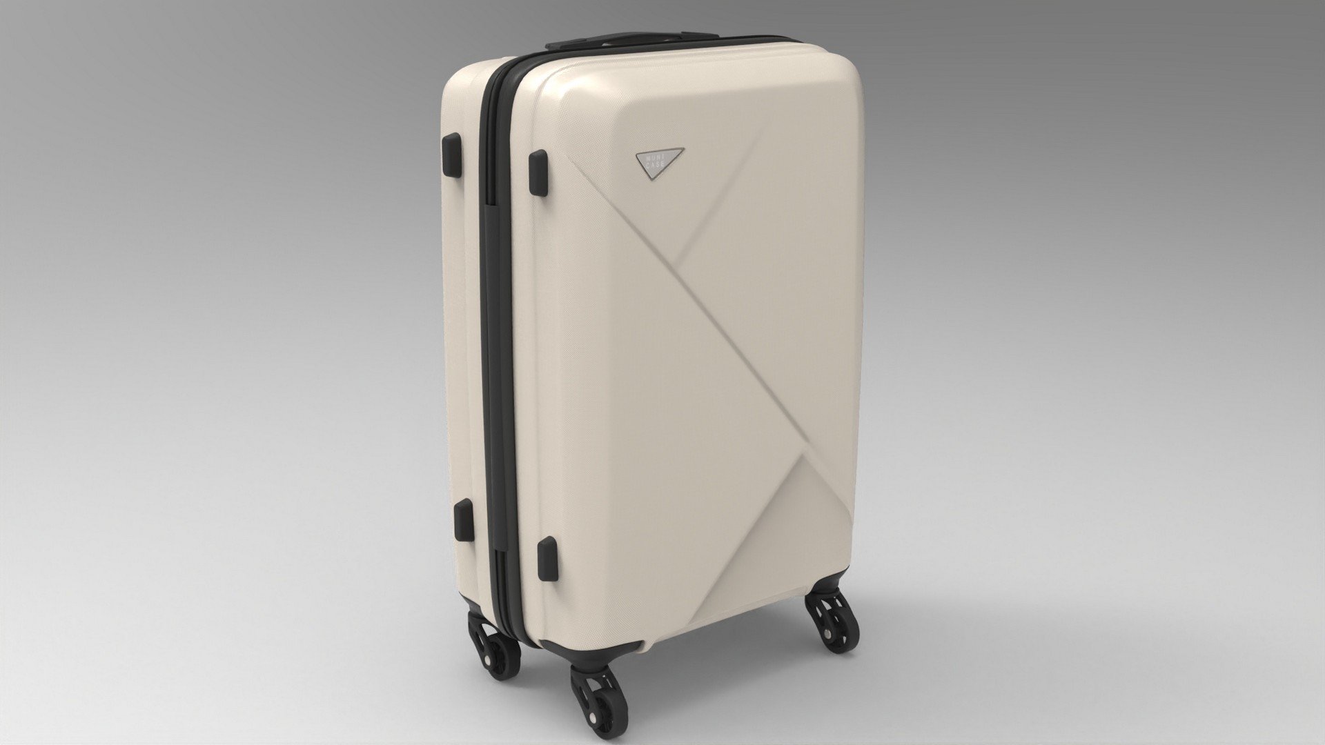 Travel Bag Luggage 008 - fbx Props 3D model ZIP render image 1