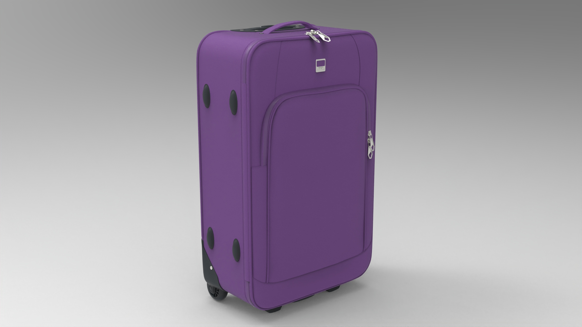 Travel Bag Luggage 009 - fbx Props 3D model ZIP render image 1