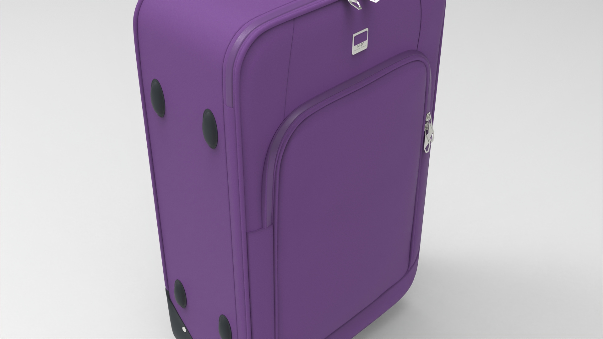Travel Bag Luggage 009 - fbx Props 3D model ZIP render image 2