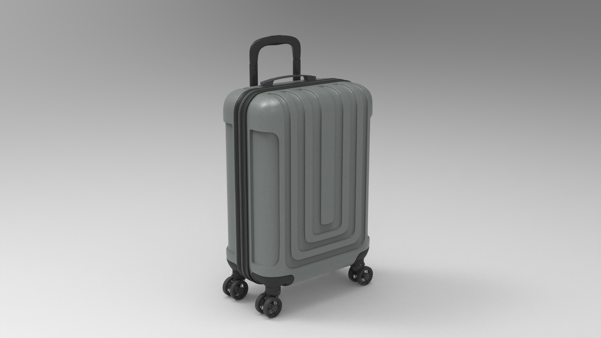Travel Bag Luggage 014 - fbx Props 3D model ZIP render image 1