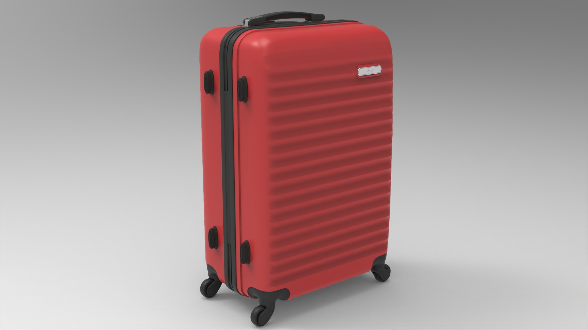 Travel Bag Luggage 018 - Fbx Props 3D model ZIP render image 1