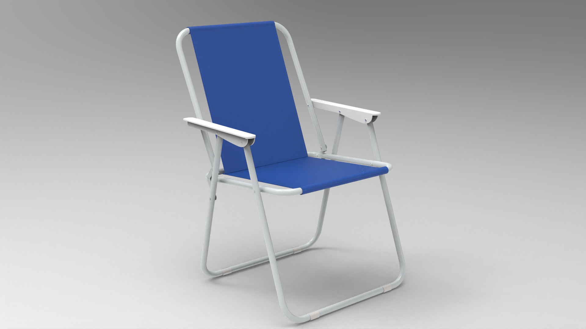Camping Folding Chair001 - fbx Furniture 3D model ZIP render image 1