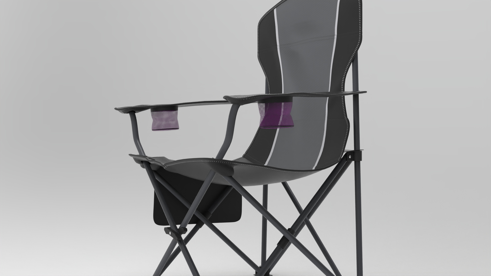 Camping Folding Chair002 - fbx Furniture 3D model ZIP render image 6