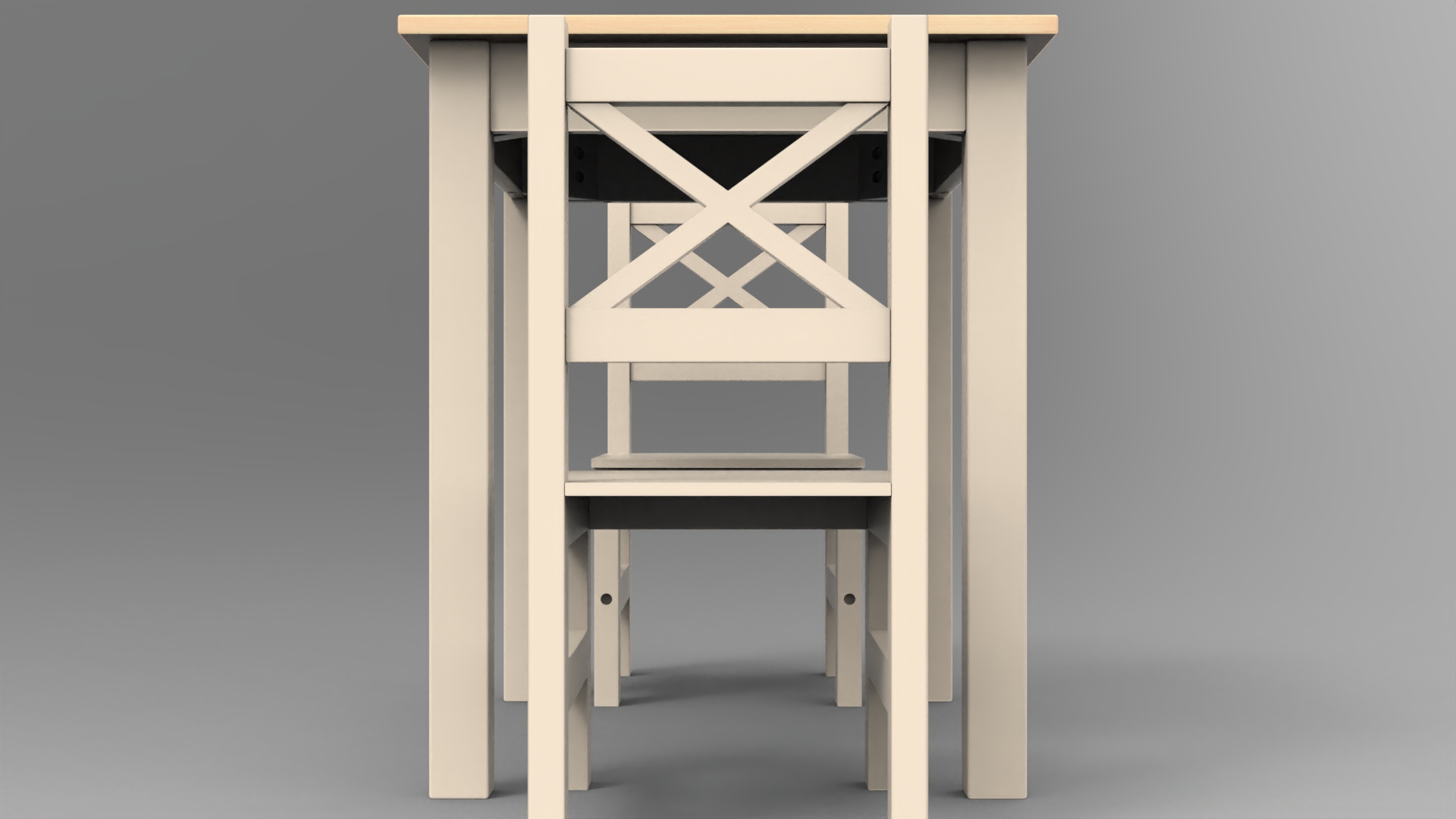 coffee table and chair - fbx Furniture 3D model ZIP render image 6