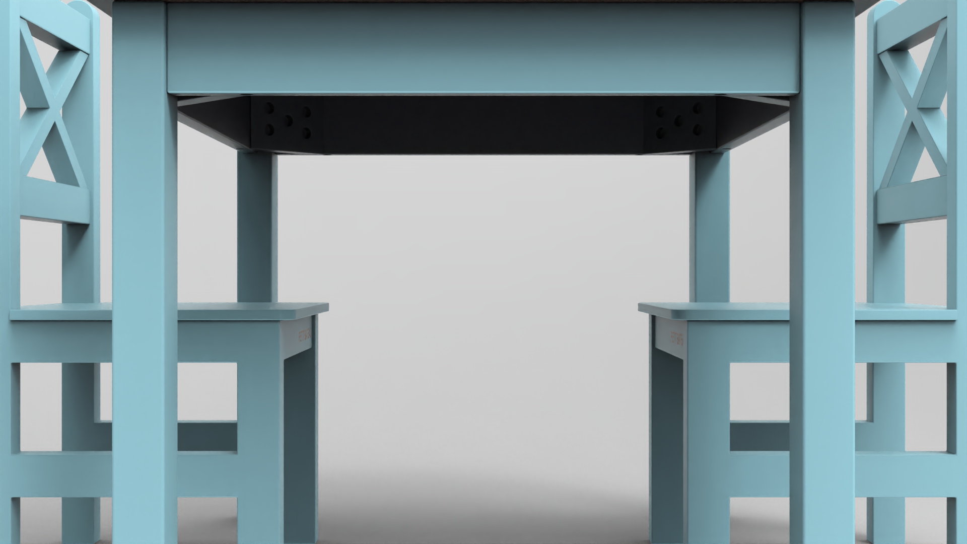 coffee table and chair 001 - fbx Furniture 3D model ZIP render image 4