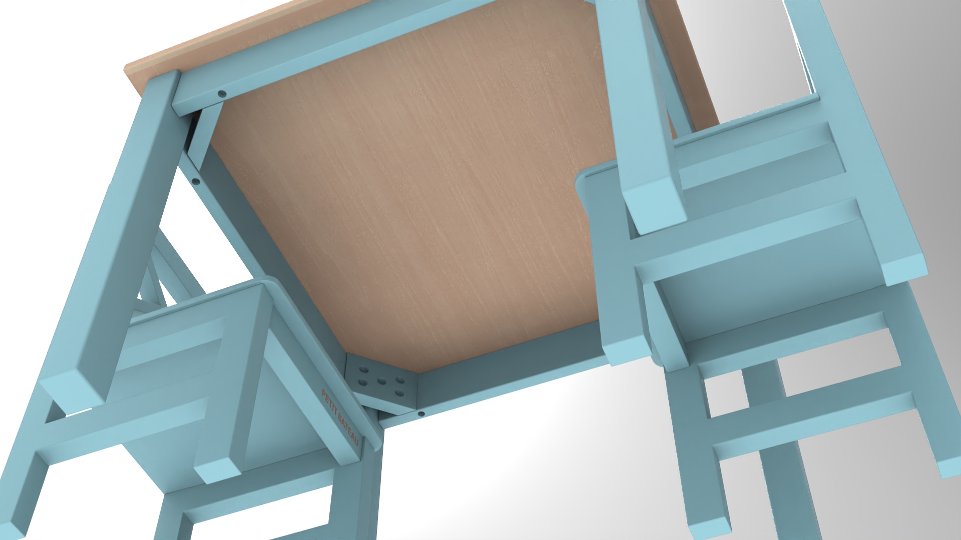 coffee table and chair 001 - fbx Furniture 3D model ZIP render image 9
