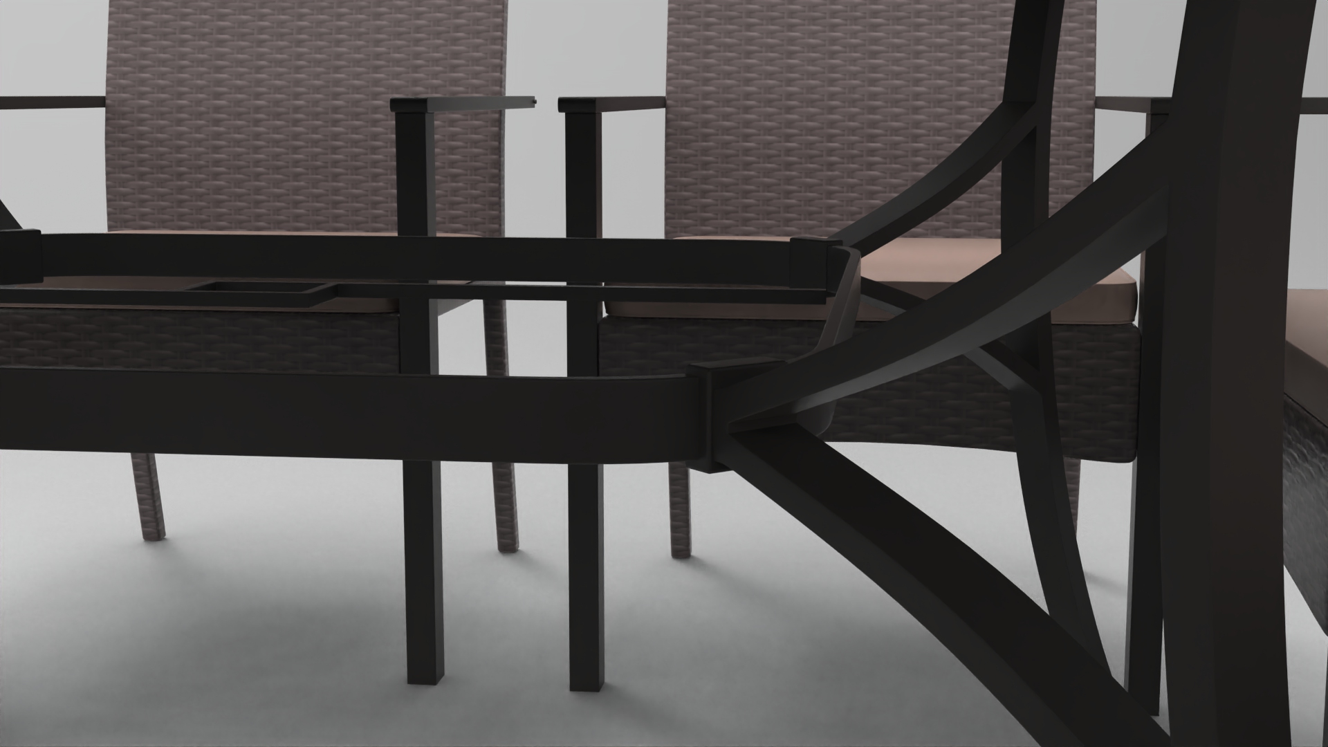dining table - fbx Furniture 3D model ZIP render image 8