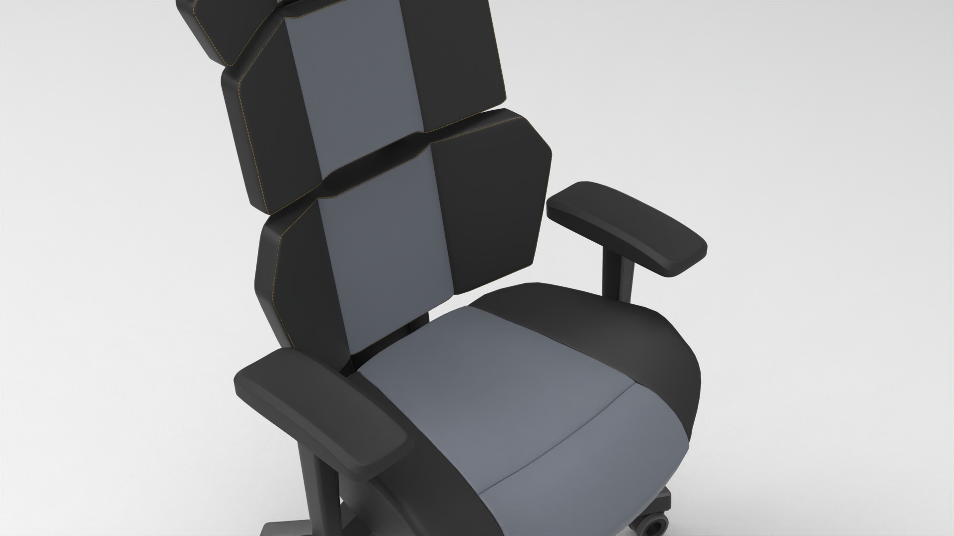 gaming chair 002 - fbx Furniture 3D model ZIP render image 3