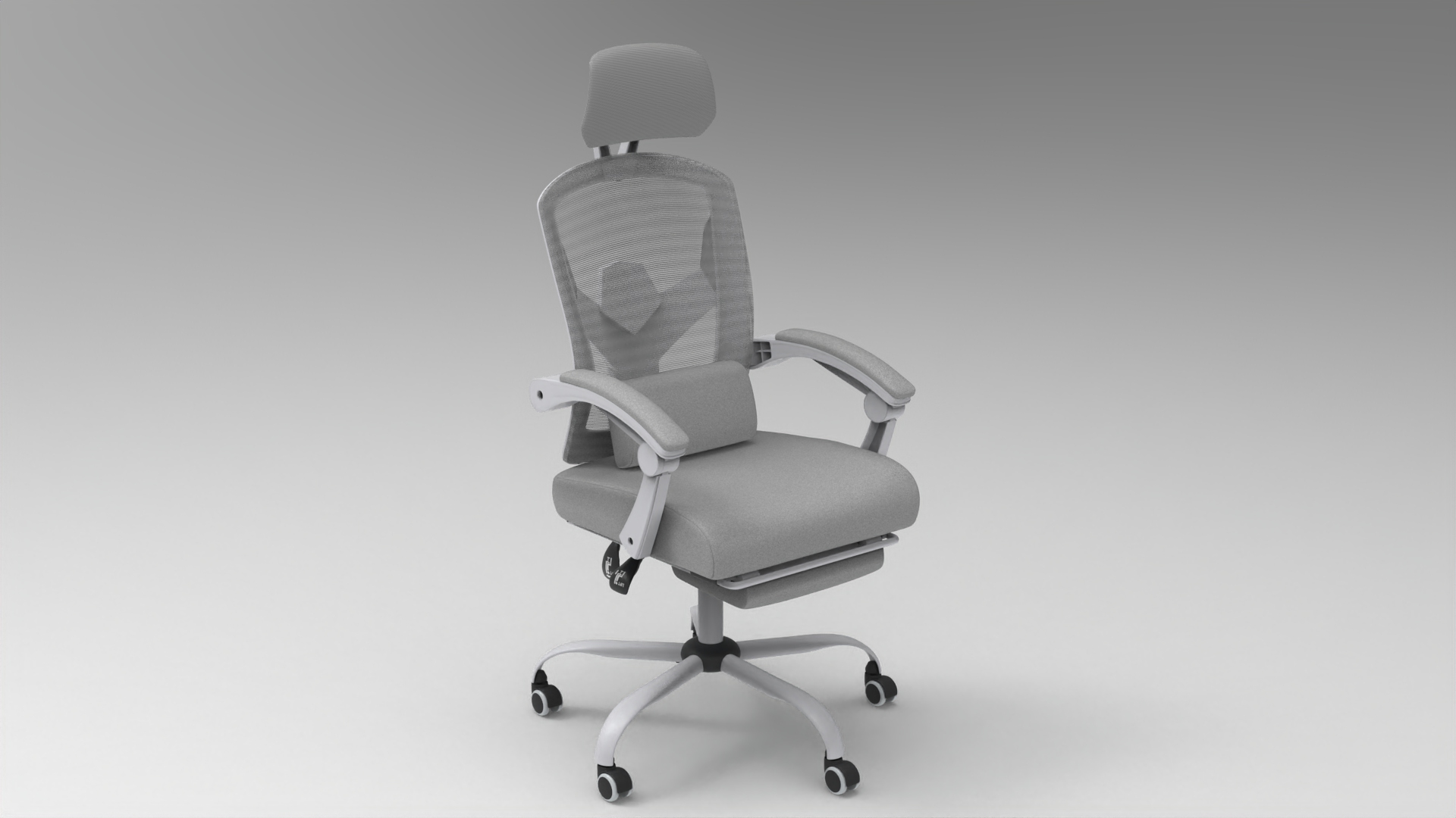 office chair 006 - fbx Furniture 3D model ZIP render image 1
