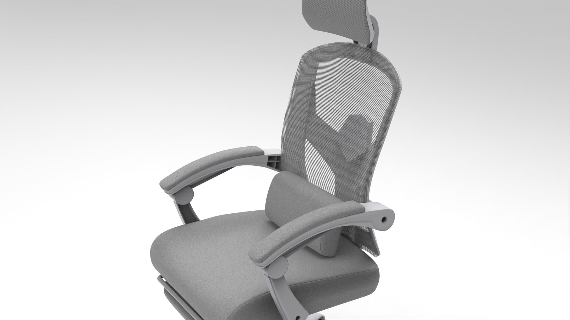 office chair 006 - fbx Furniture 3D model ZIP render image 10