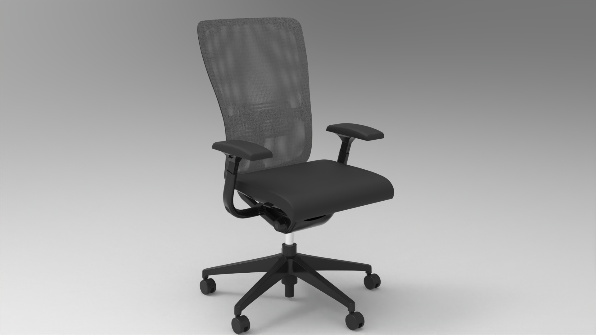 office chair 007 - fbx Furniture 3D model ZIP render image 1