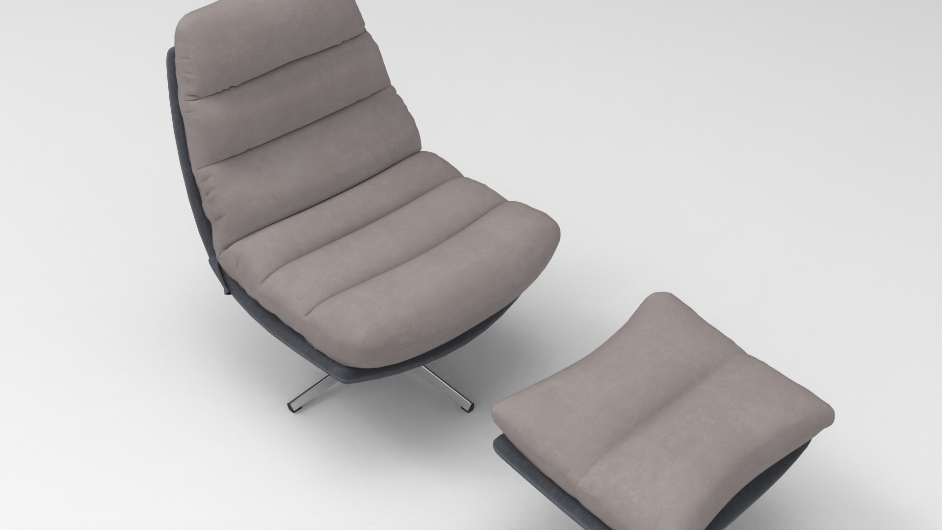 Reclining Chair 001 - fbx Furniture 3D model ZIP render image 2