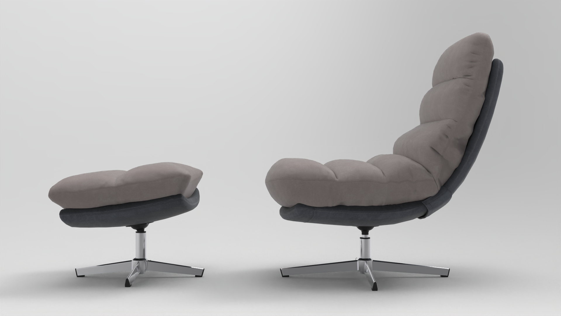 Reclining Chair 001 - fbx Furniture 3D model ZIP render image 6