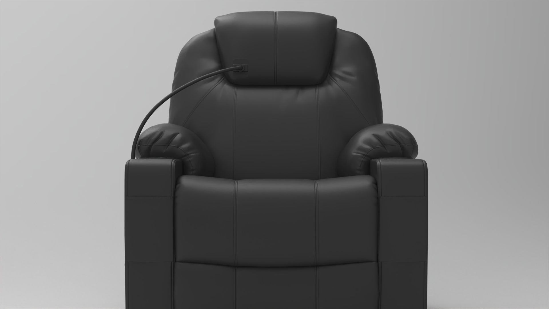 Reclining Chair 003 - fbx Furniture 3D model ZIP render image 3