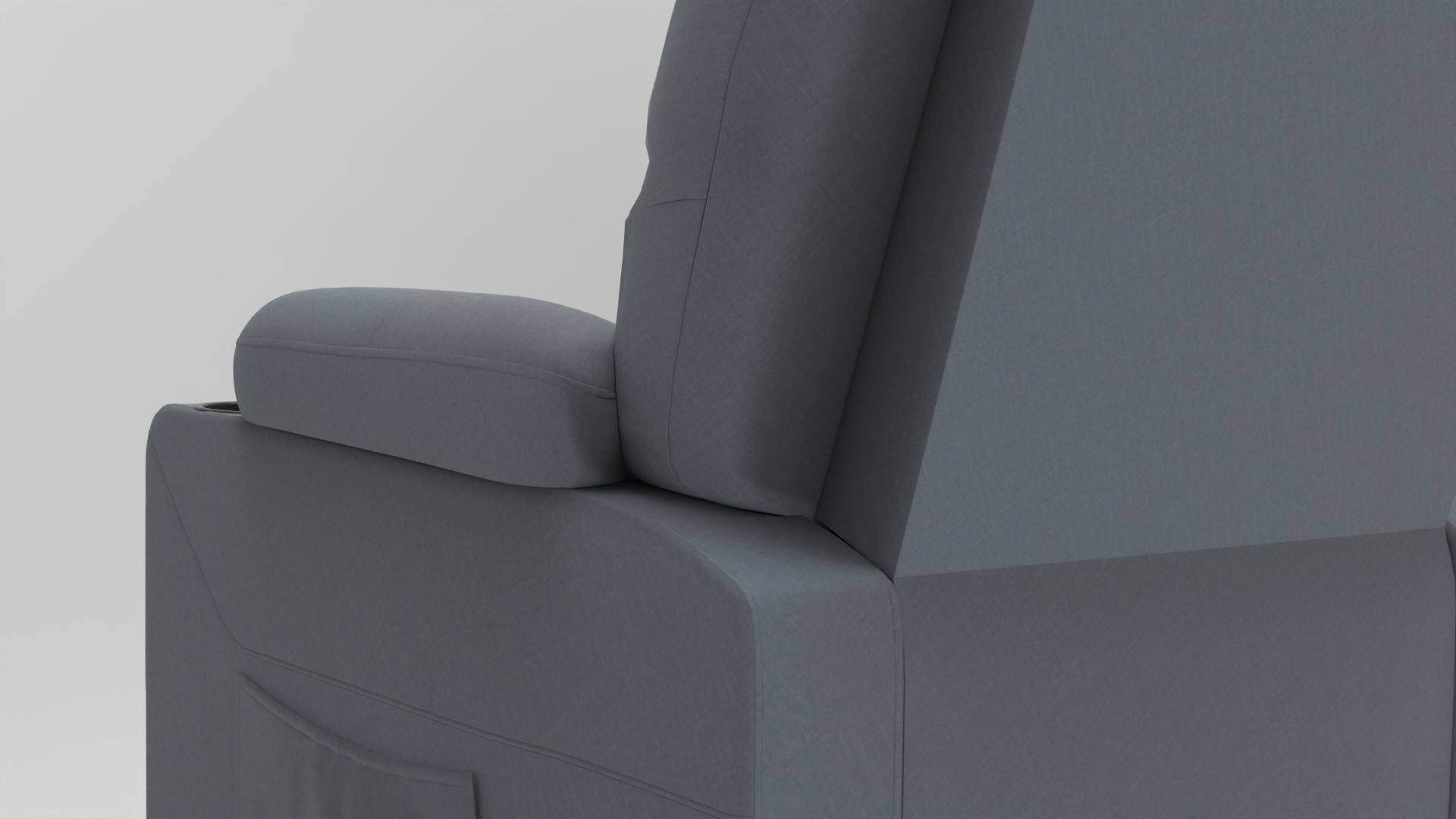 Reclining Chair 004 - fbx Furniture 3D model ZIP render image 6