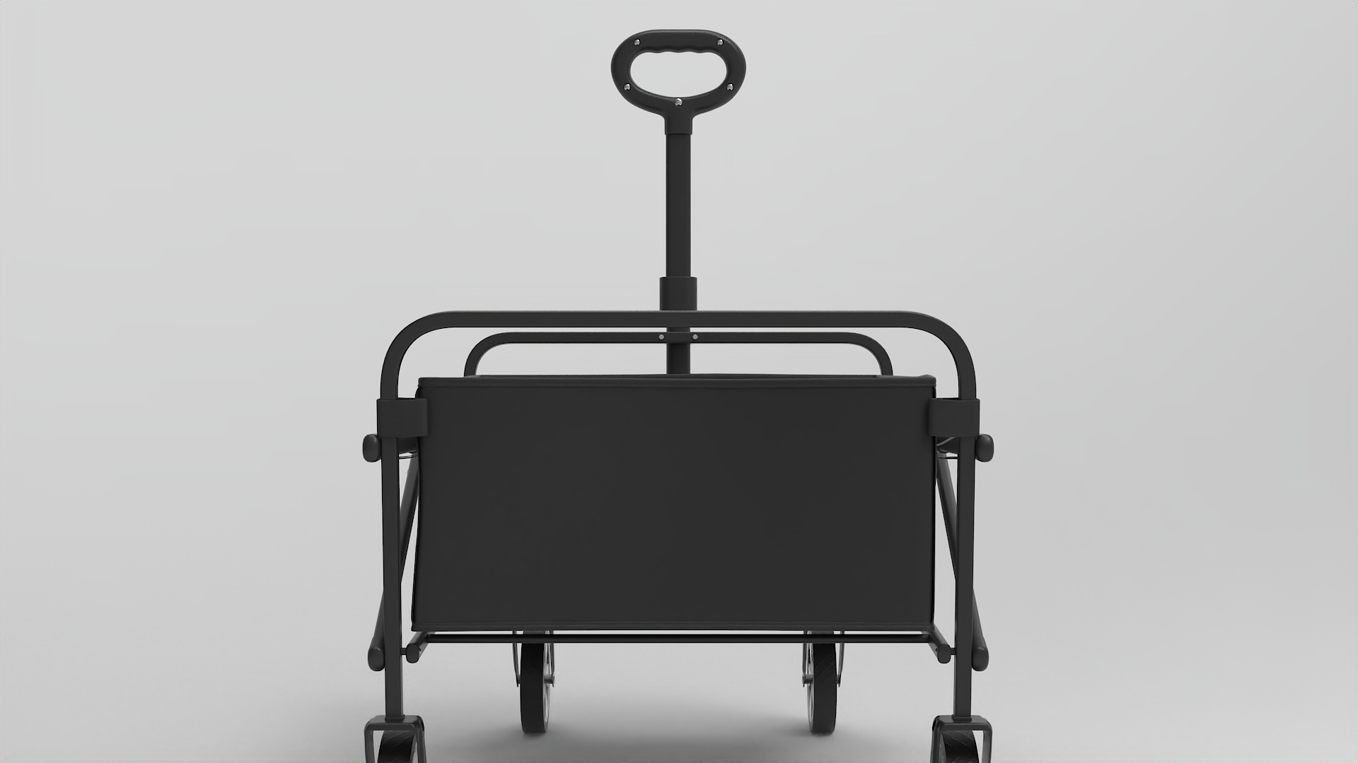 Black Cart Black Fabric Fashion 3D model ZIP gallery render 3