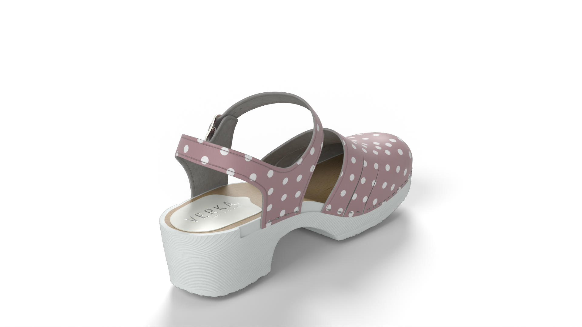 Pink Dots Clog Other 3D model ZIP render image 6