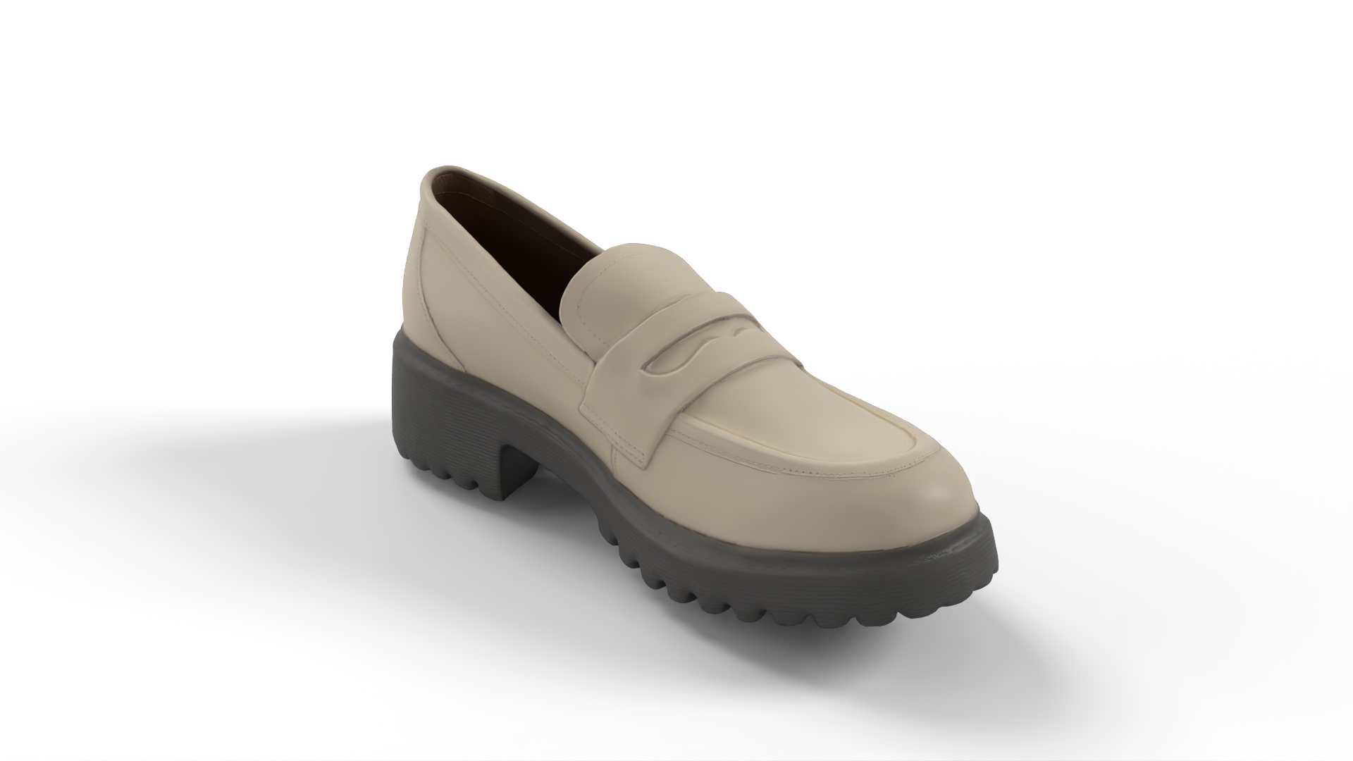 Shoe Brownleather Shoes 3D model ZIP render image 8