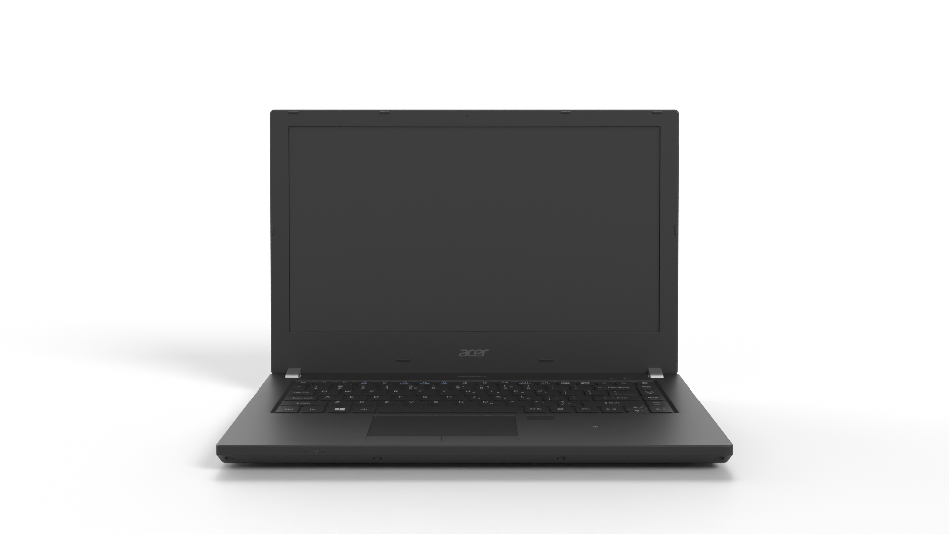 Acer Black Laptop Electronics 3D model ZIP render image 1