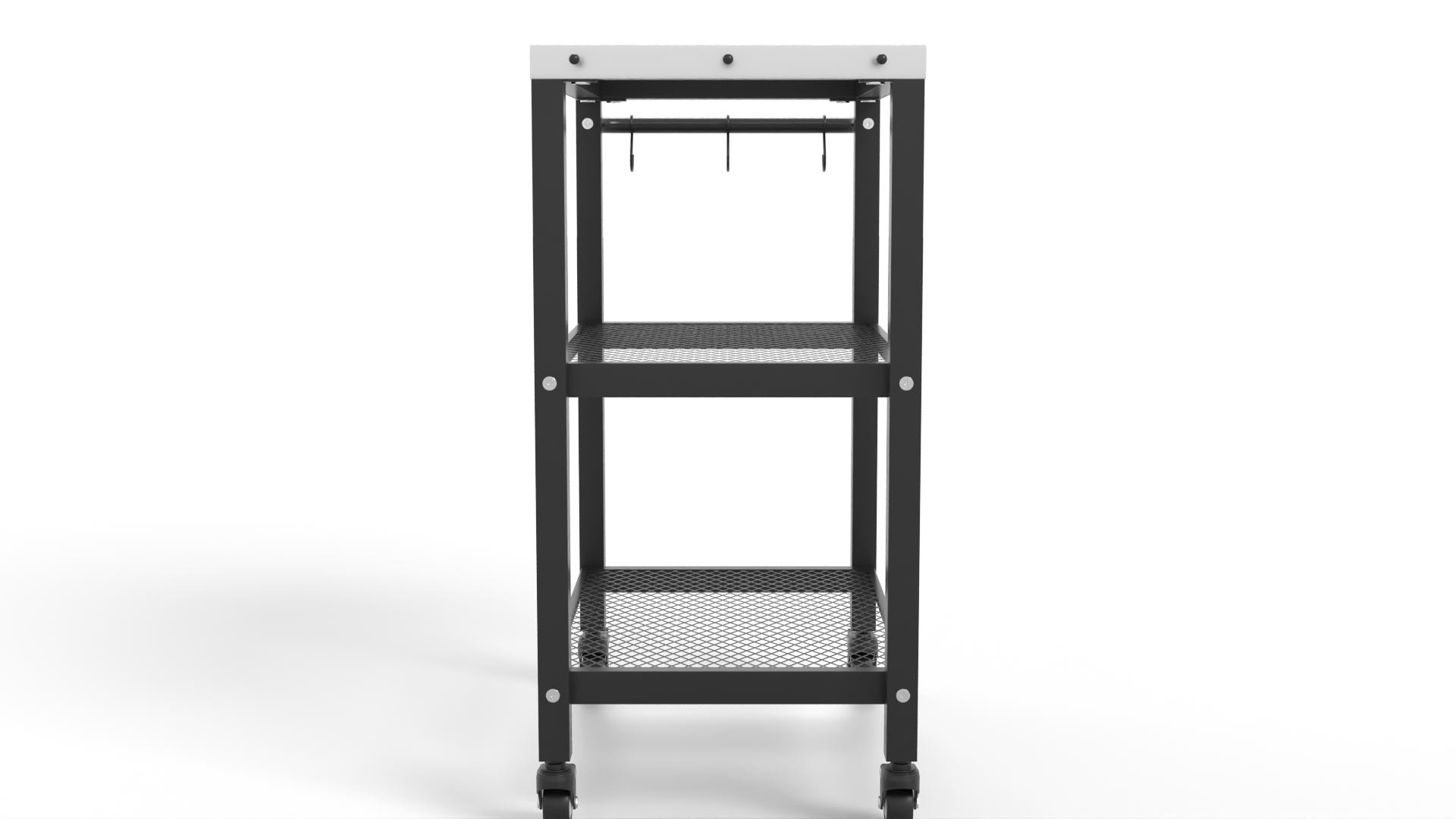Cart Black Wireframe Other 3D model ZIP render image 1