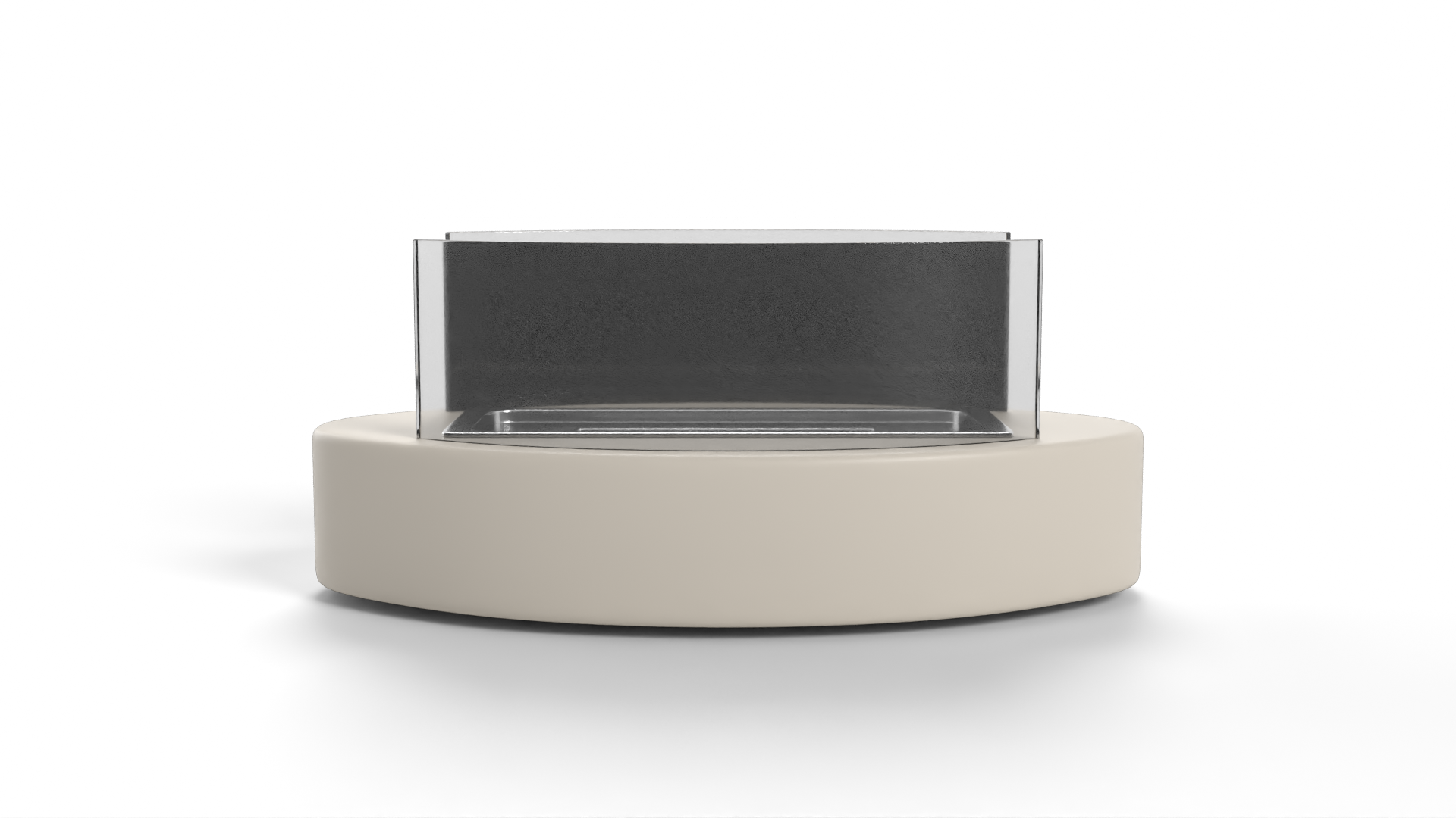 Glass Table Silver Cabinet Kitchenware 3D model ZIP render image 1