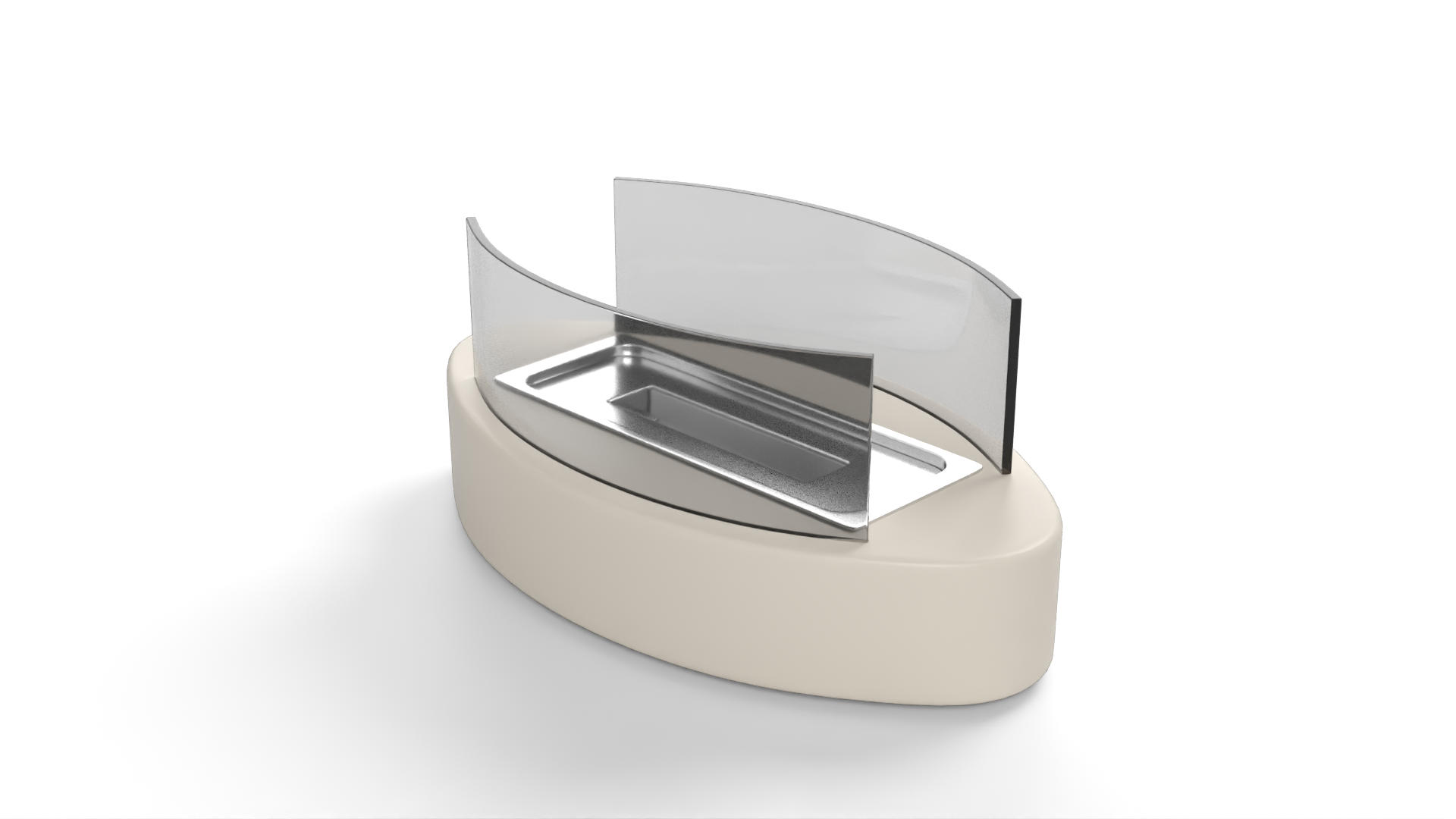Glass Table Silver Cabinet Kitchenware 3D model ZIP render image 2
