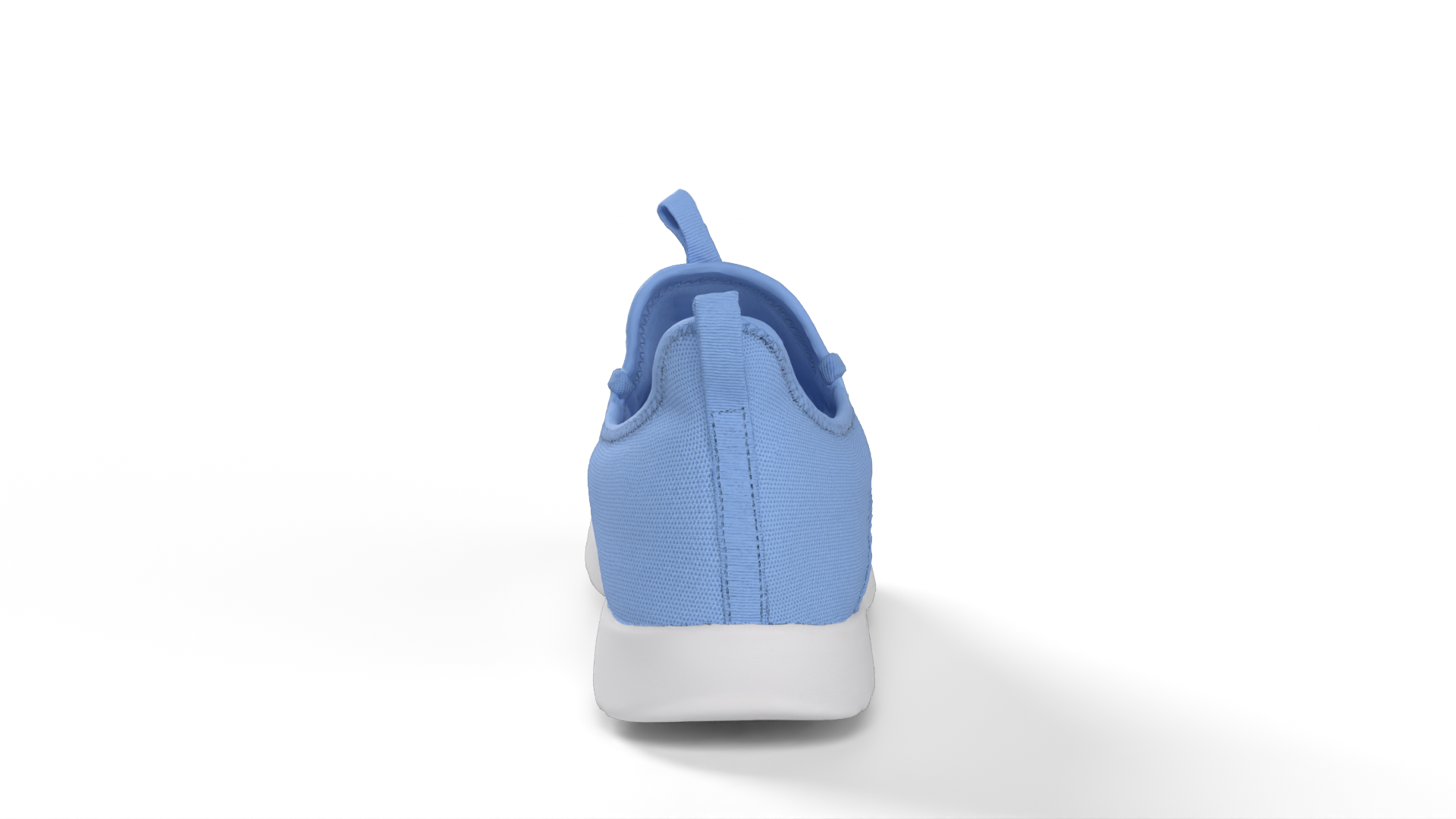 Blue Knit Sneaker Shoes 3D model ZIP render image 5