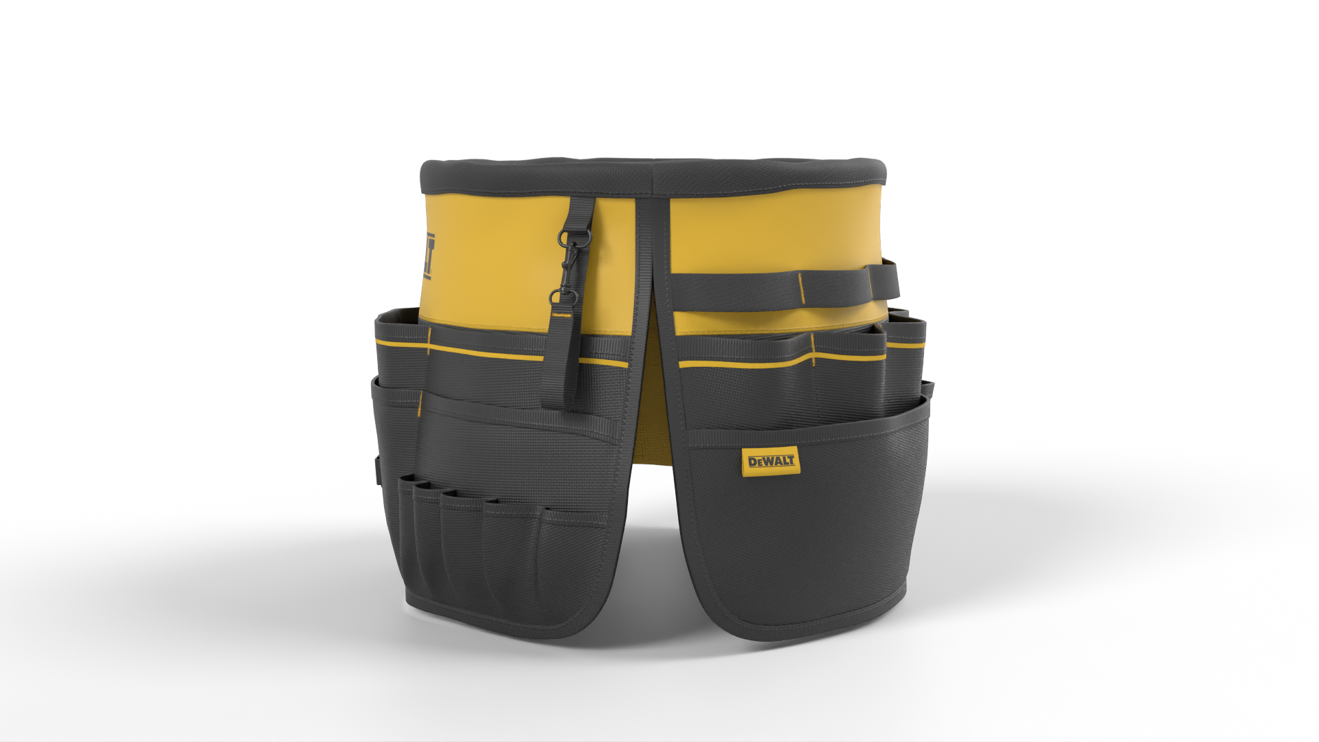 Dewalt Yellow Stretch Sandwich Bag Fashion 3D model ZIP render image 3
