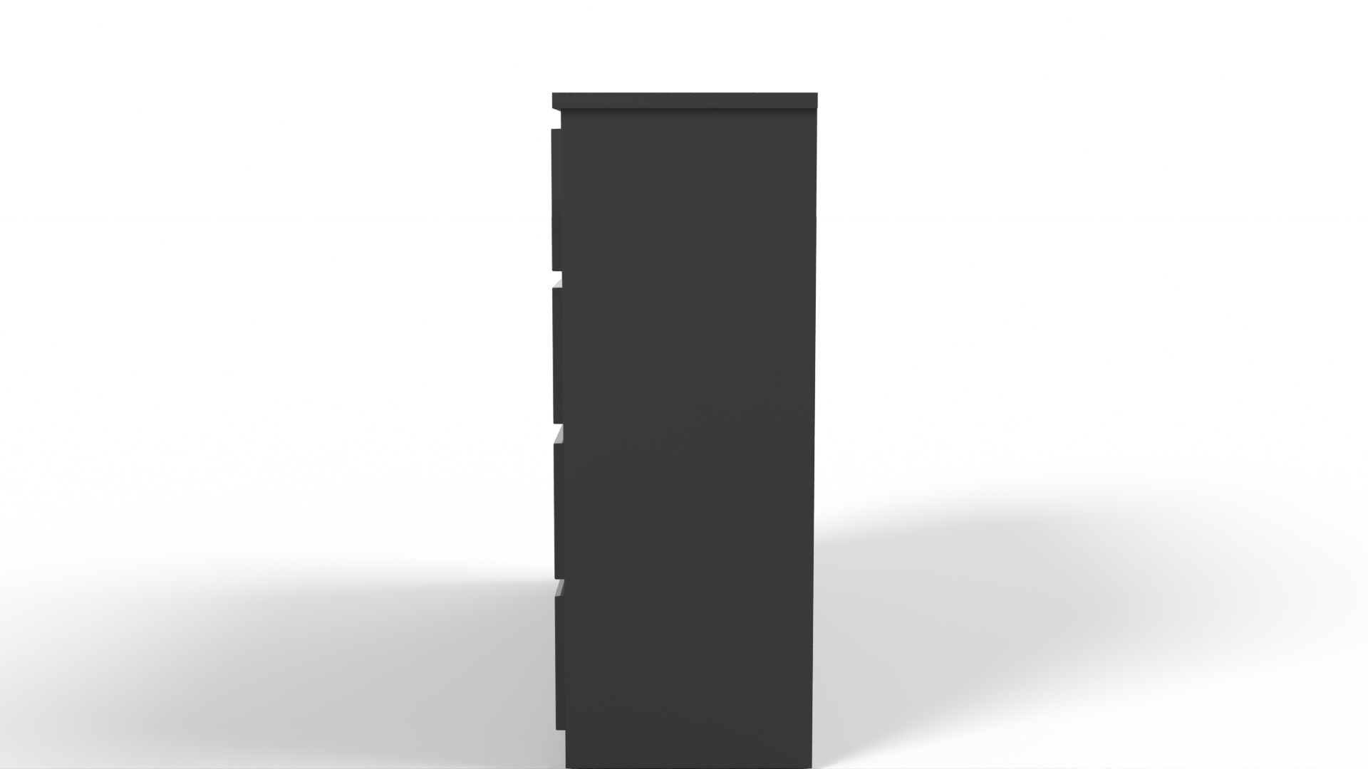 Dresser Black Clothing Other 3D model ZIP render image 3