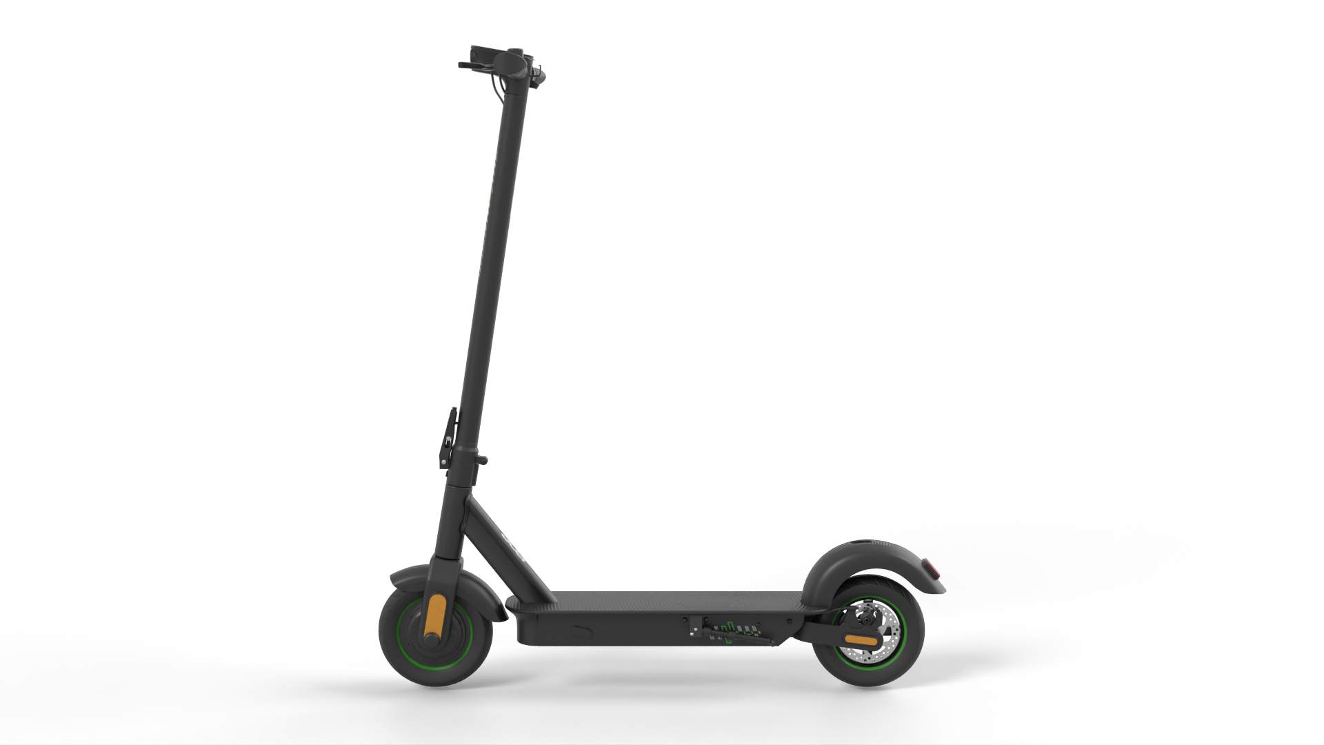 Electric Scooter Black Other 3D model ZIP render image 3