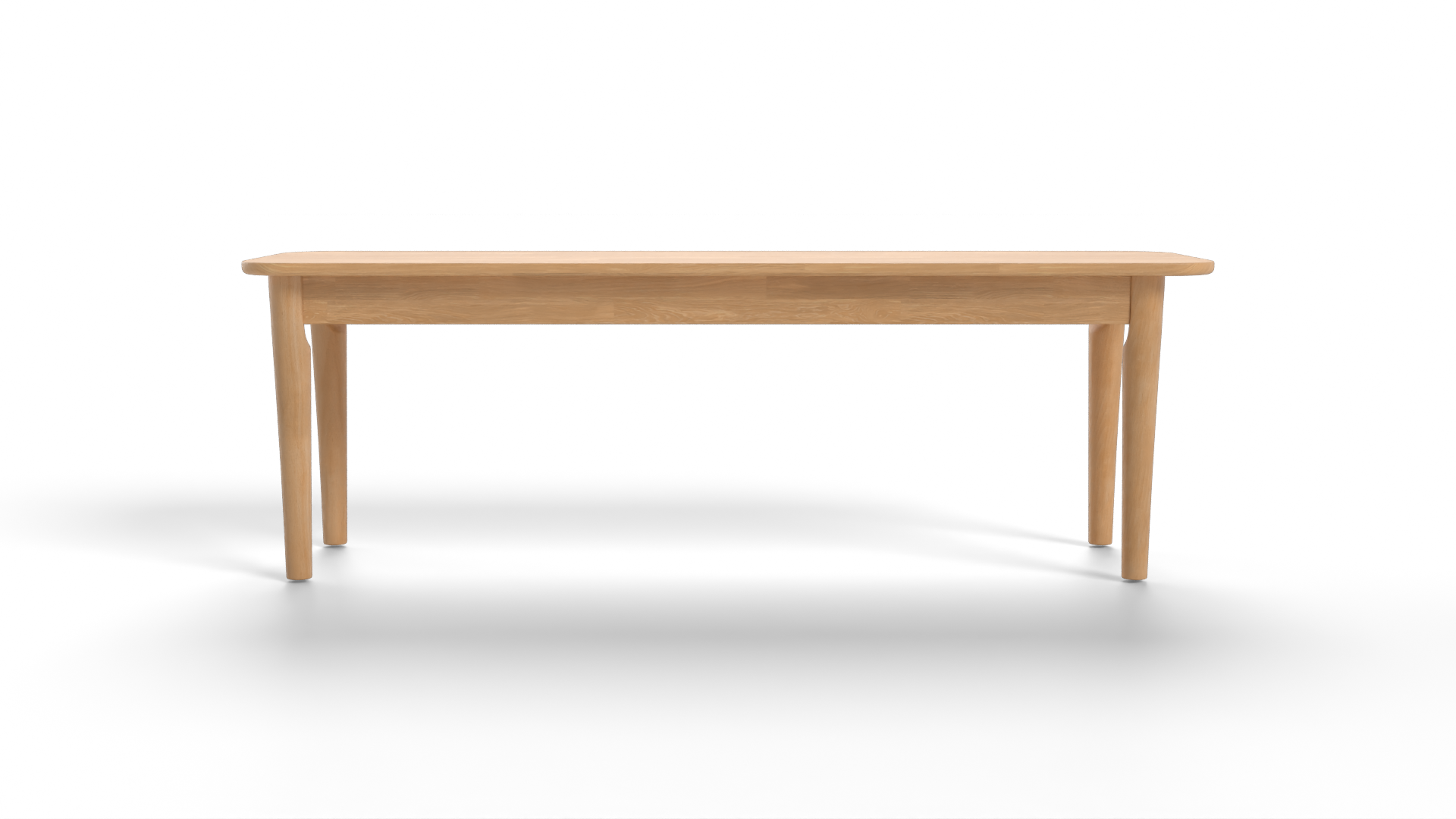 Dining Table Brown Wood Furniture 3D model ZIP render image 1