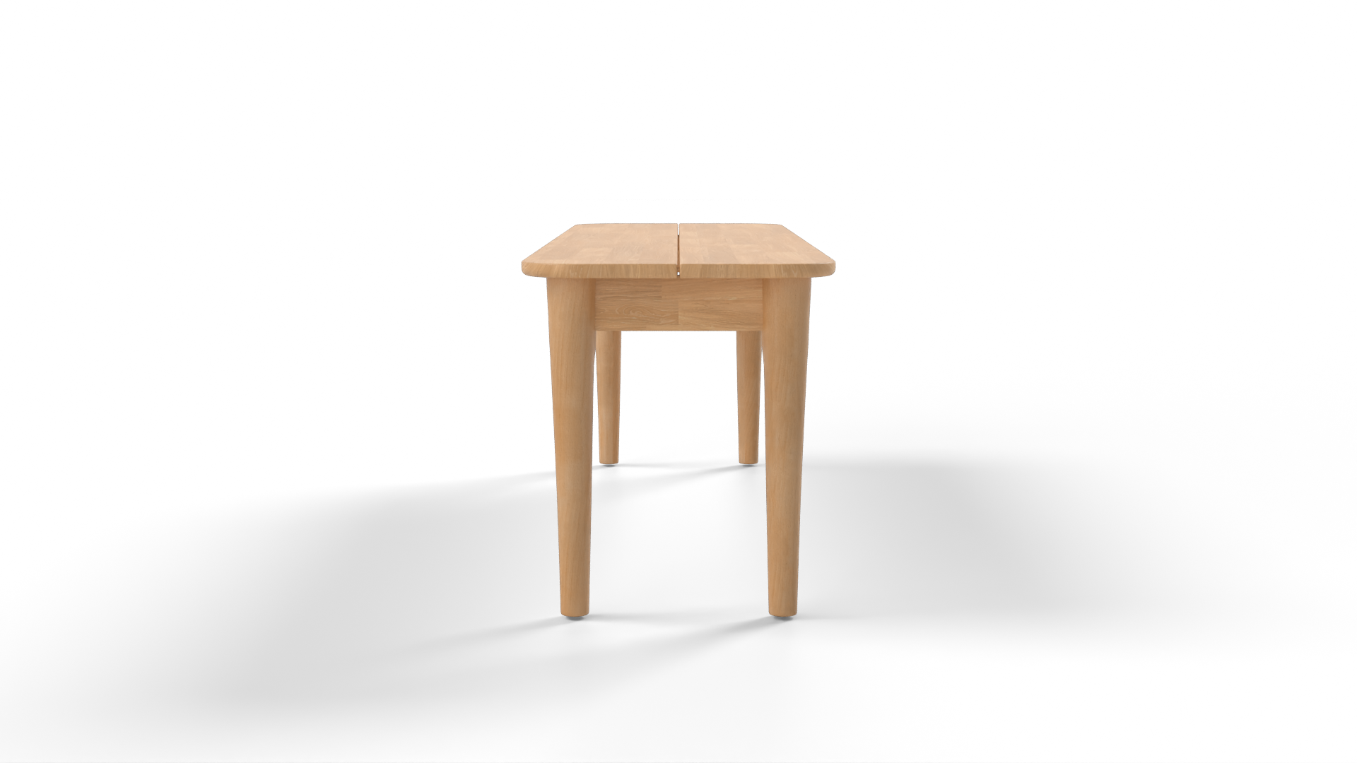 Dining Table Brown Wood Furniture 3D model ZIP render image 4