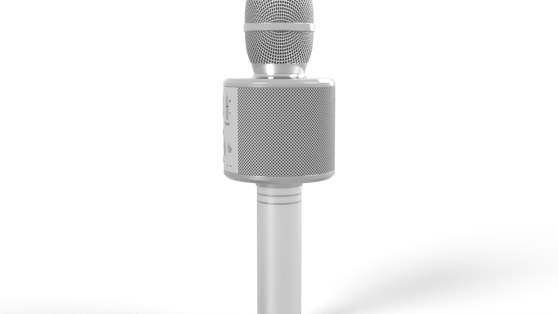 Karaoke Silver Wireless Other 3D model ZIP render image 3