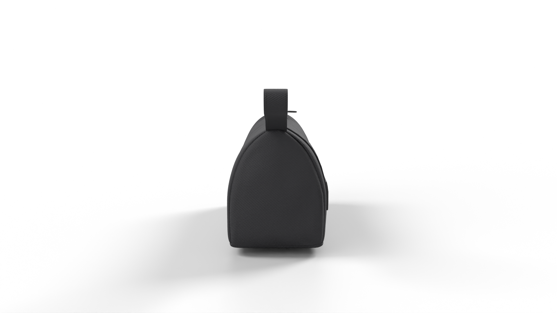 Luggage Black Nylon Fashion 3D model ZIP render image 2