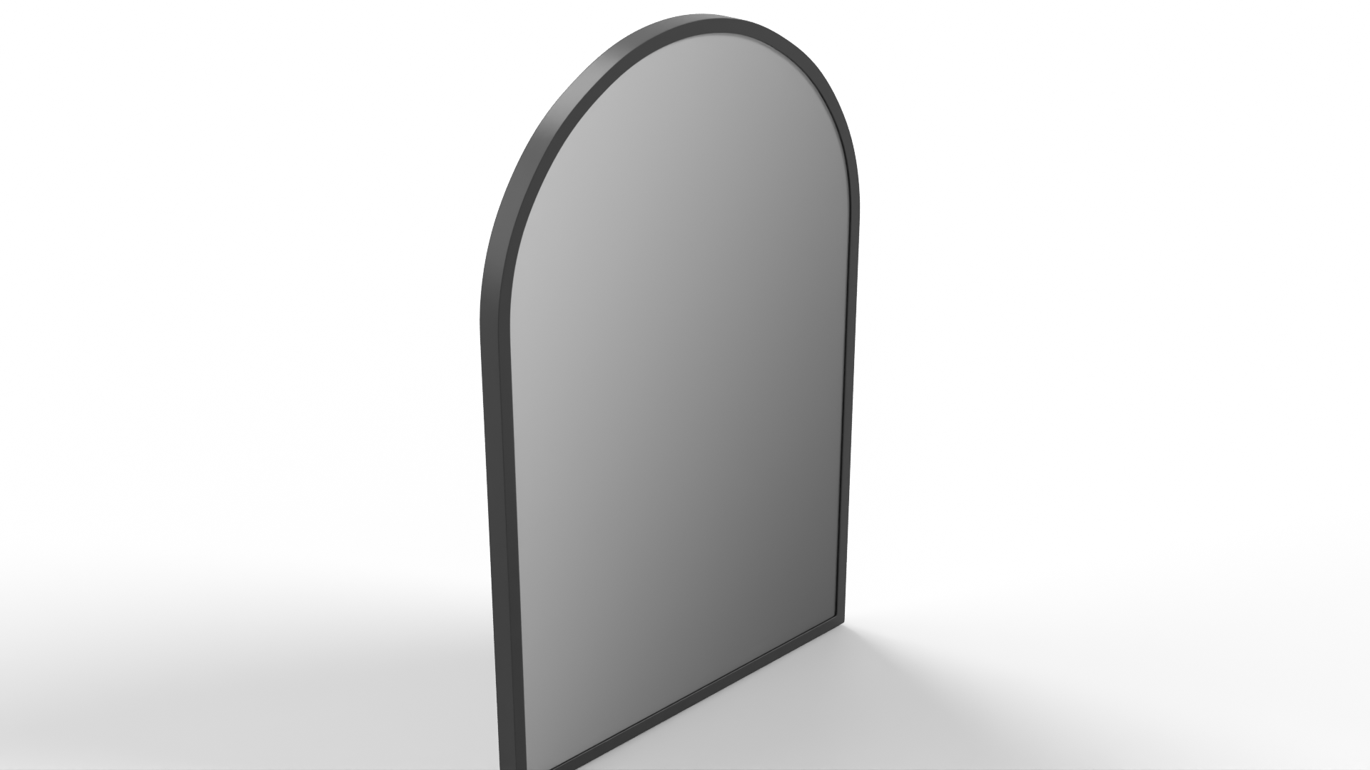 Mirror Gray Glass Kitchenware 3D model ZIP render image 8