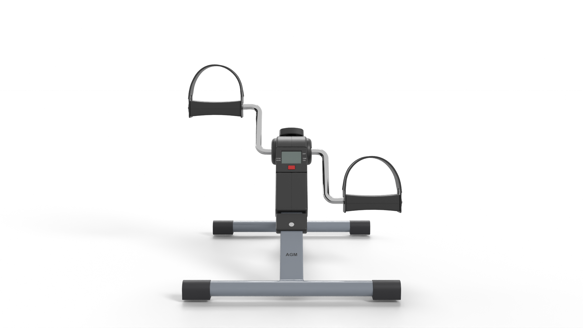 Pedal Exerciser Silver Other 3D model ZIP render image 1