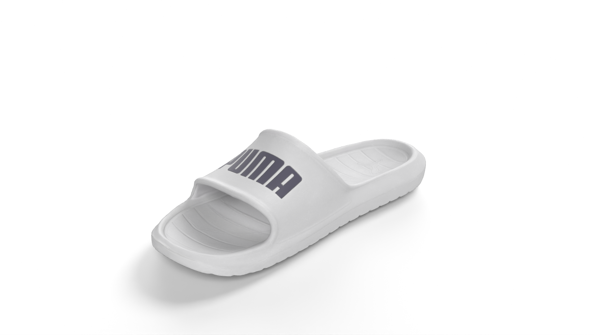 Puma Slides White Plastic Product Design 3D model ZIP render image 2