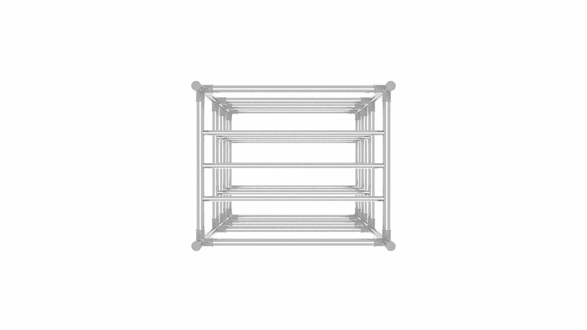 Shelf Silver Pvc Furniture 3D model ZIP render image 8