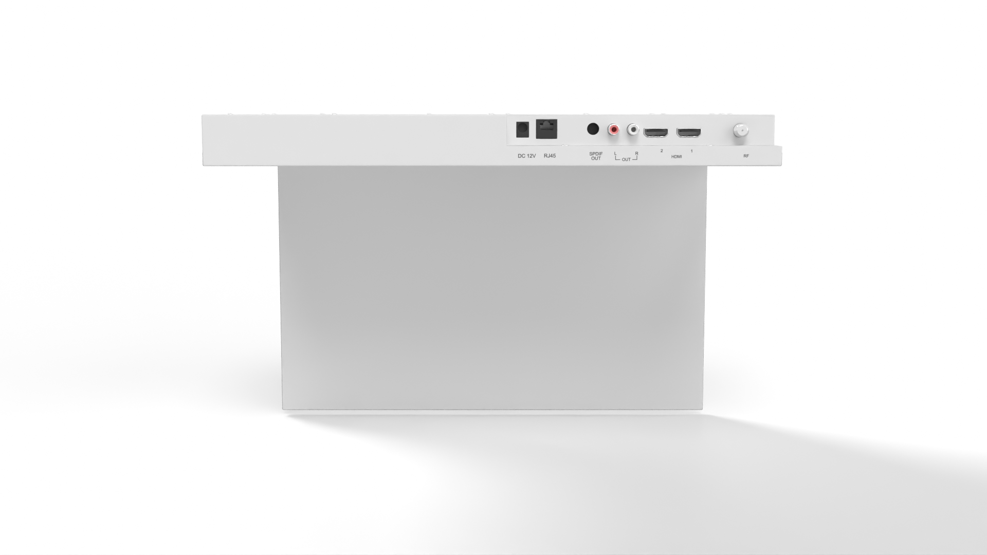 Sylox White Speaker Monitor Electronics 3D model ZIP render image 5