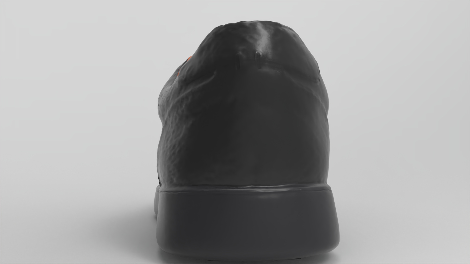 Black Loafers Shoes 3D model ZIP render image 4