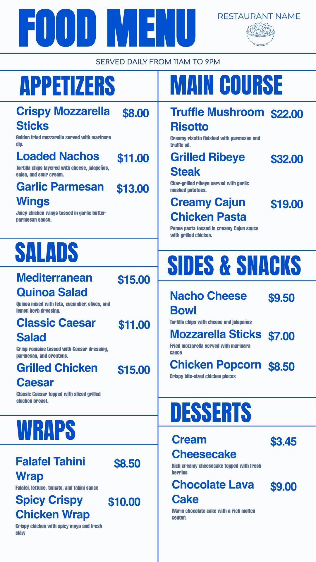FOOD MENU 01