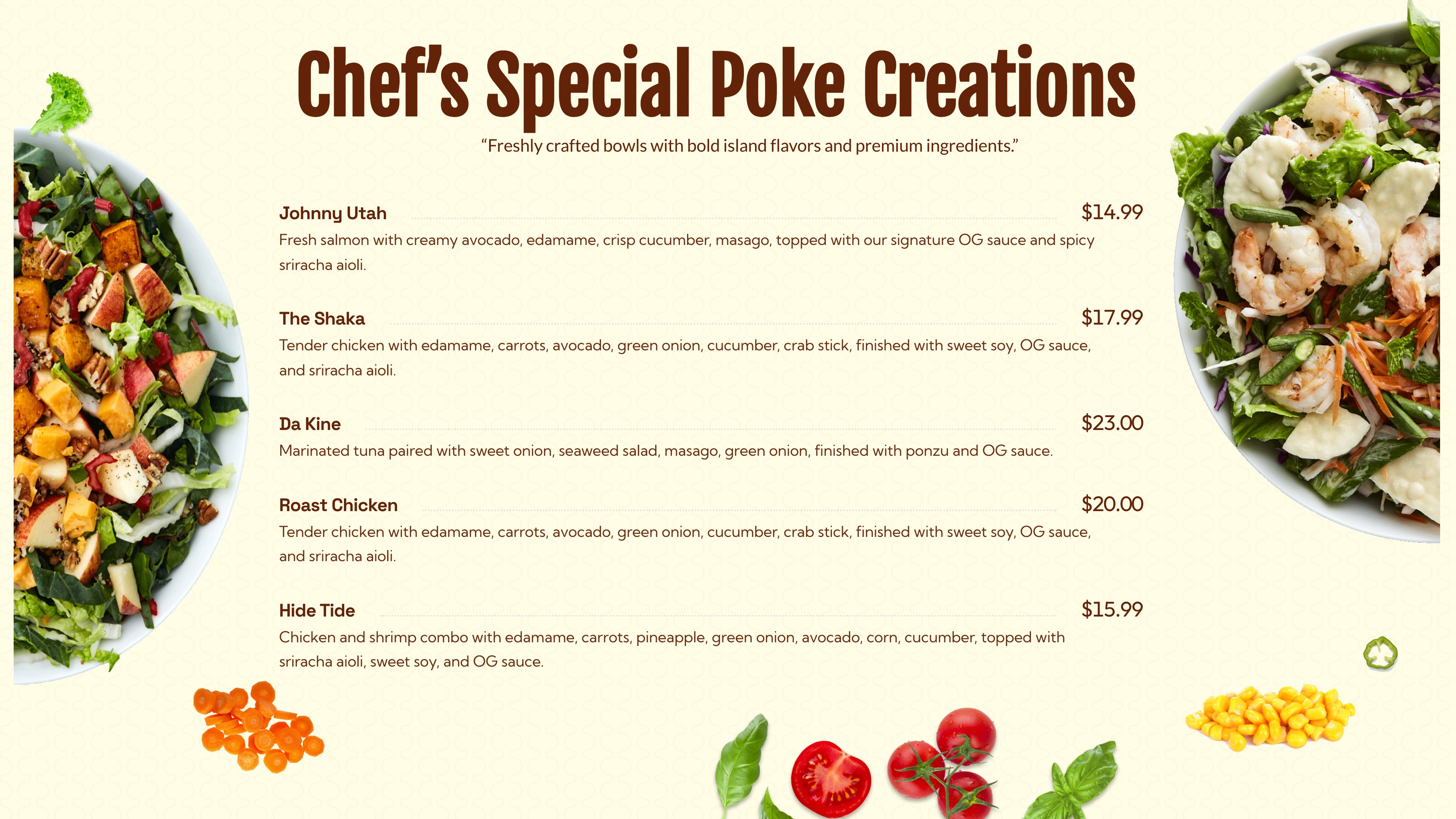 New Menu Board