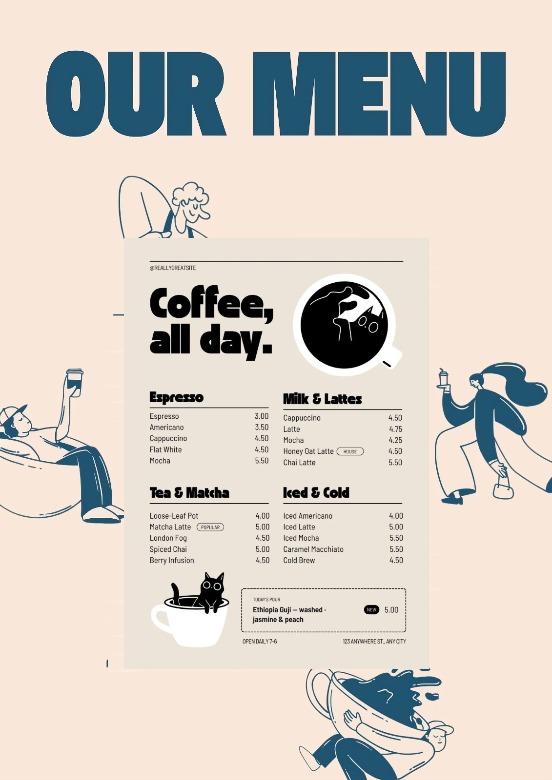 Coffe Menu