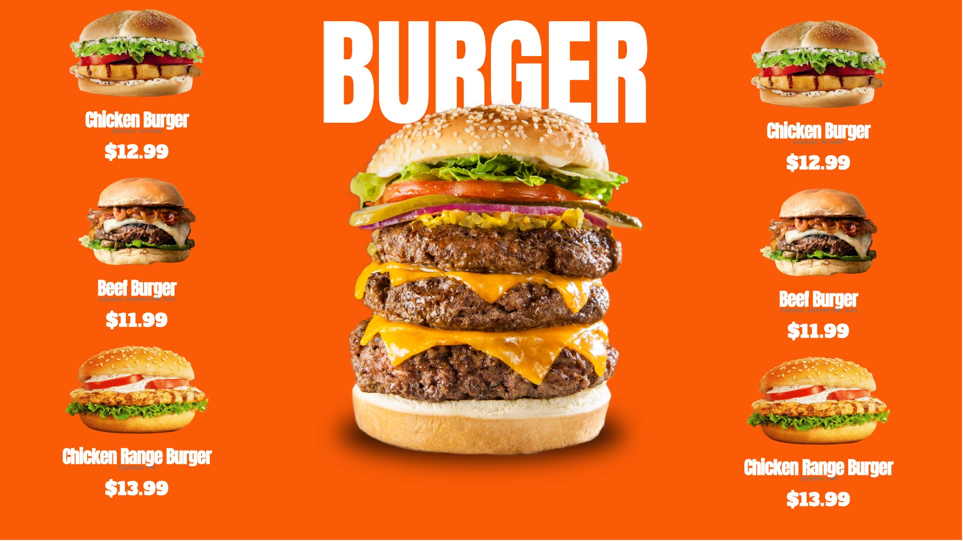 Burger Menu