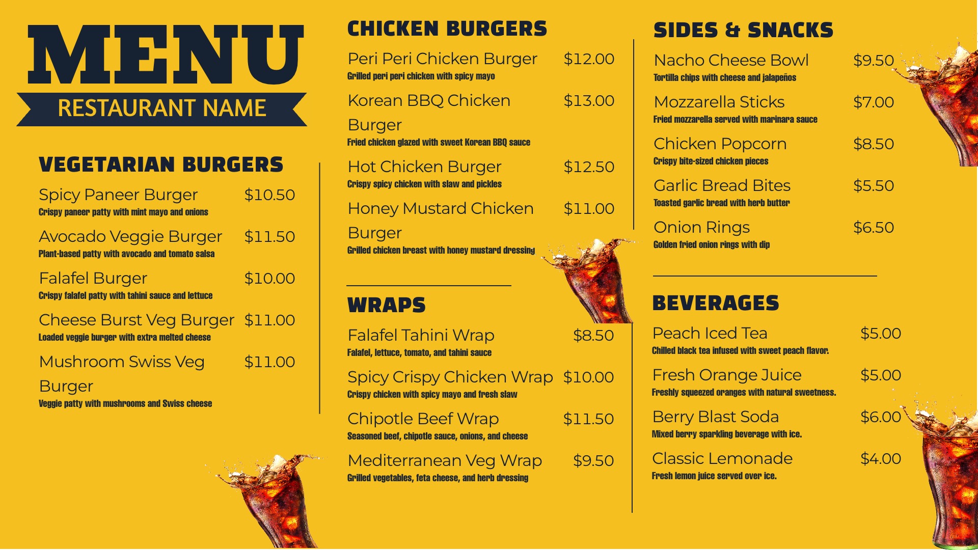 Restaurant Menu 02