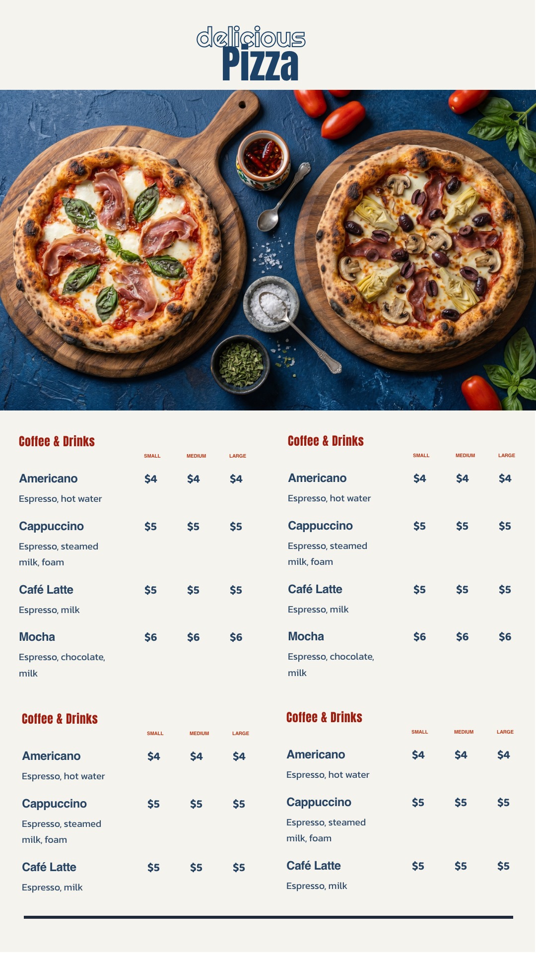Pizza Menuboard