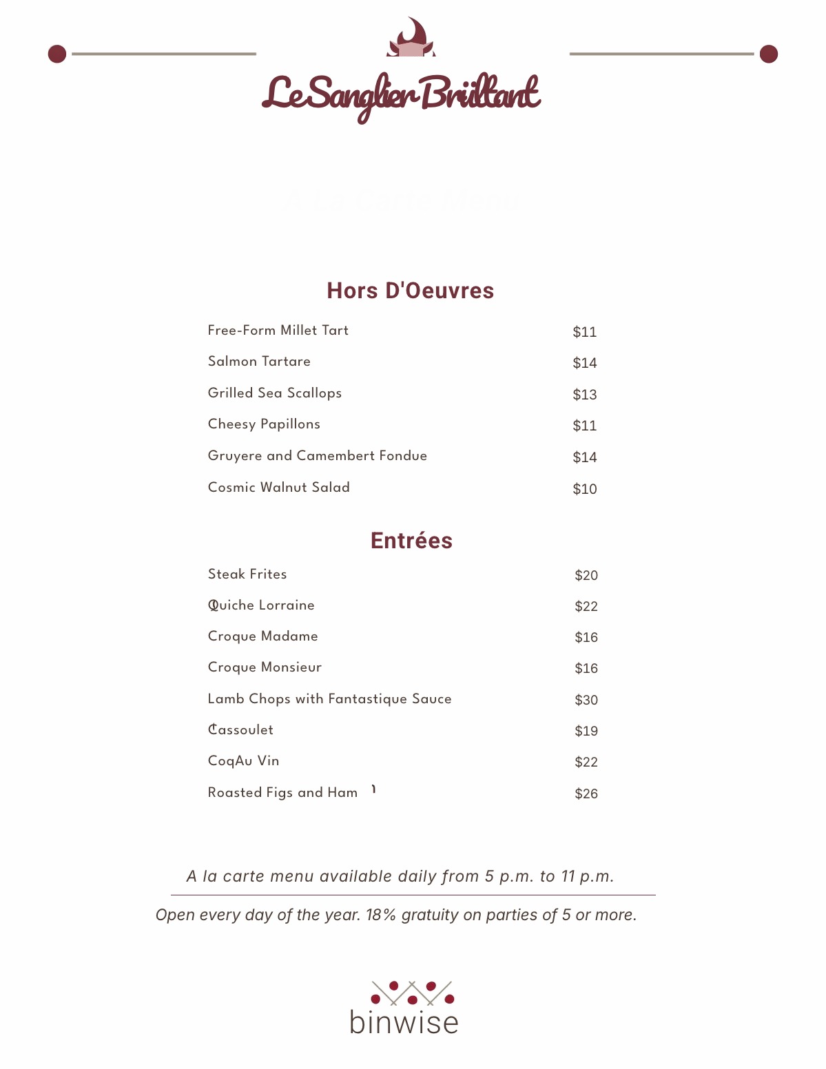 Simple vertical 2 Group menu